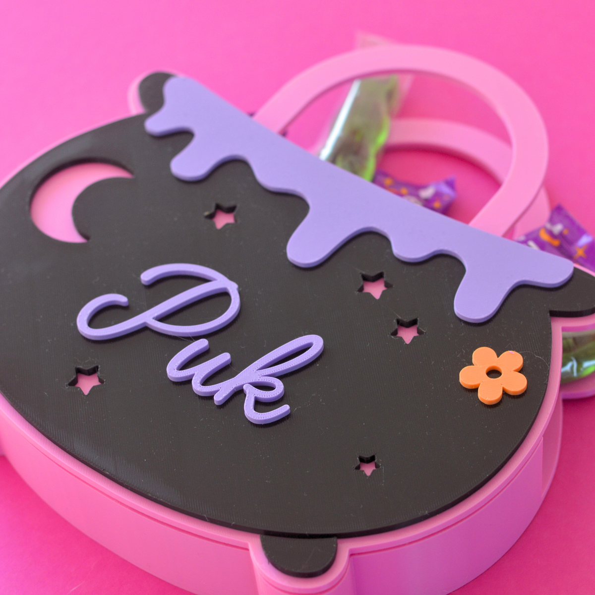Personalised Halloween Cauldron Treat Box