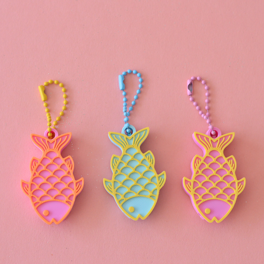 Fish Can Opener | 3D Printed Bag Charm
