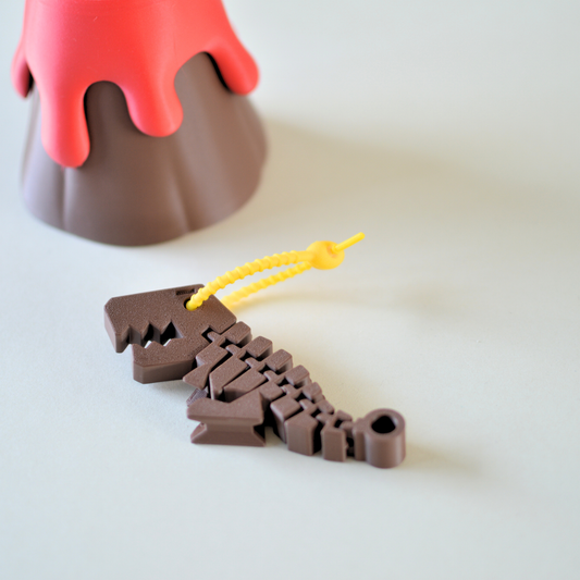 Flexi Dino Keychain