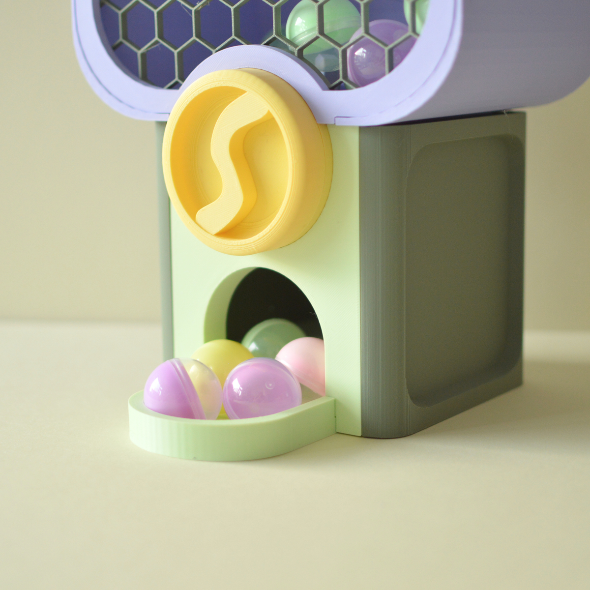 3D printed surprise vending machine for parties, office and home – Pastel Party palette
