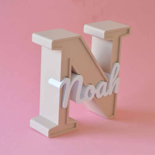 3D Printed Baby Name | Gepersonaliseerde Babykamer Decoratie