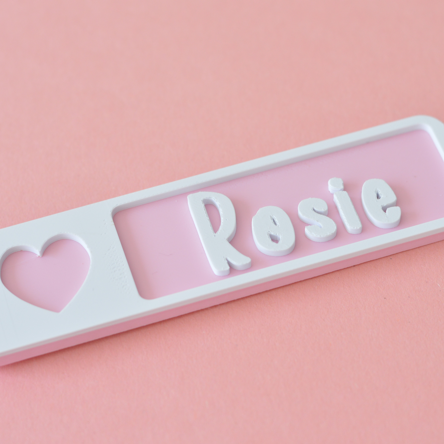 Personalised Name Heart Keychain