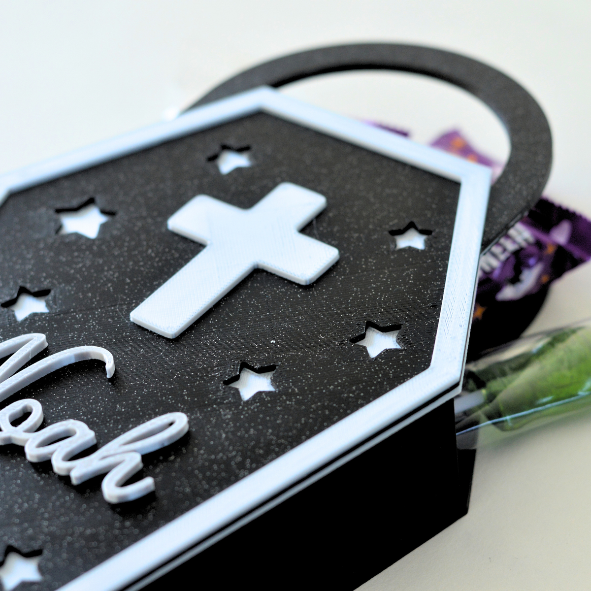 Personalised Halloween Coffin Treat Box