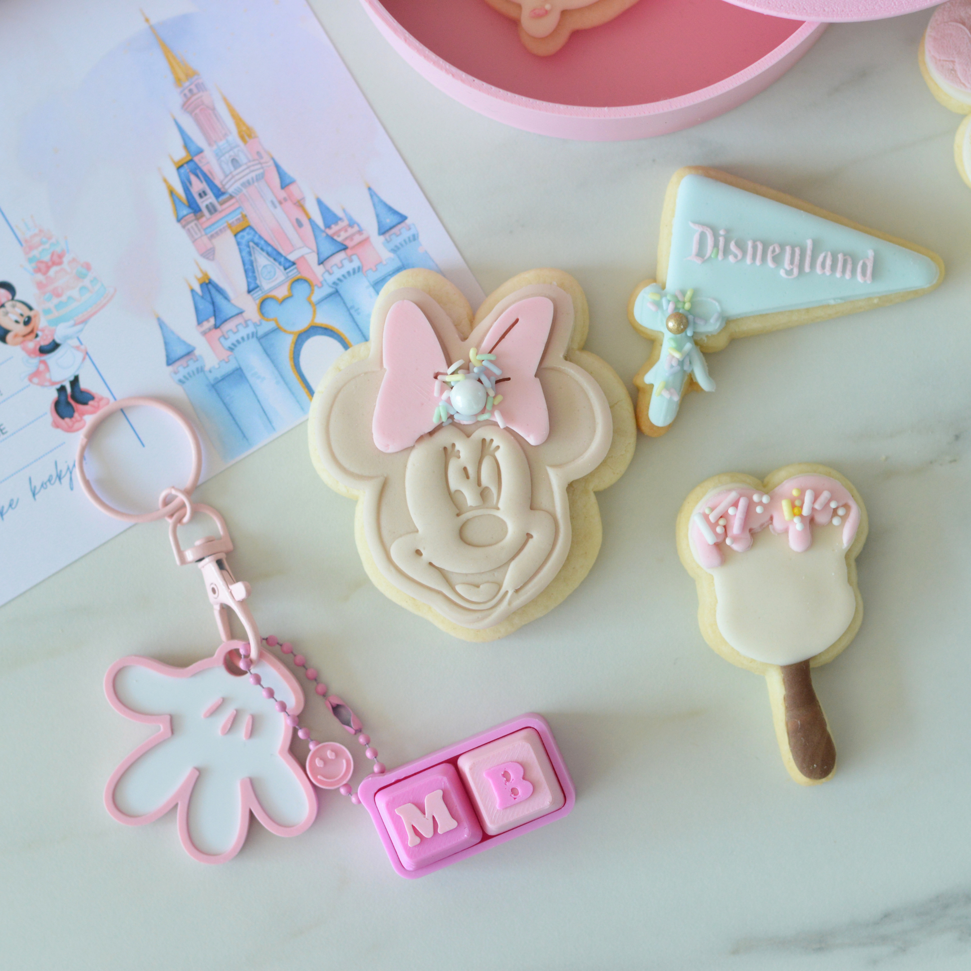 Pink Little Ears birthday gift box full presentation by Oh Happy Co.
