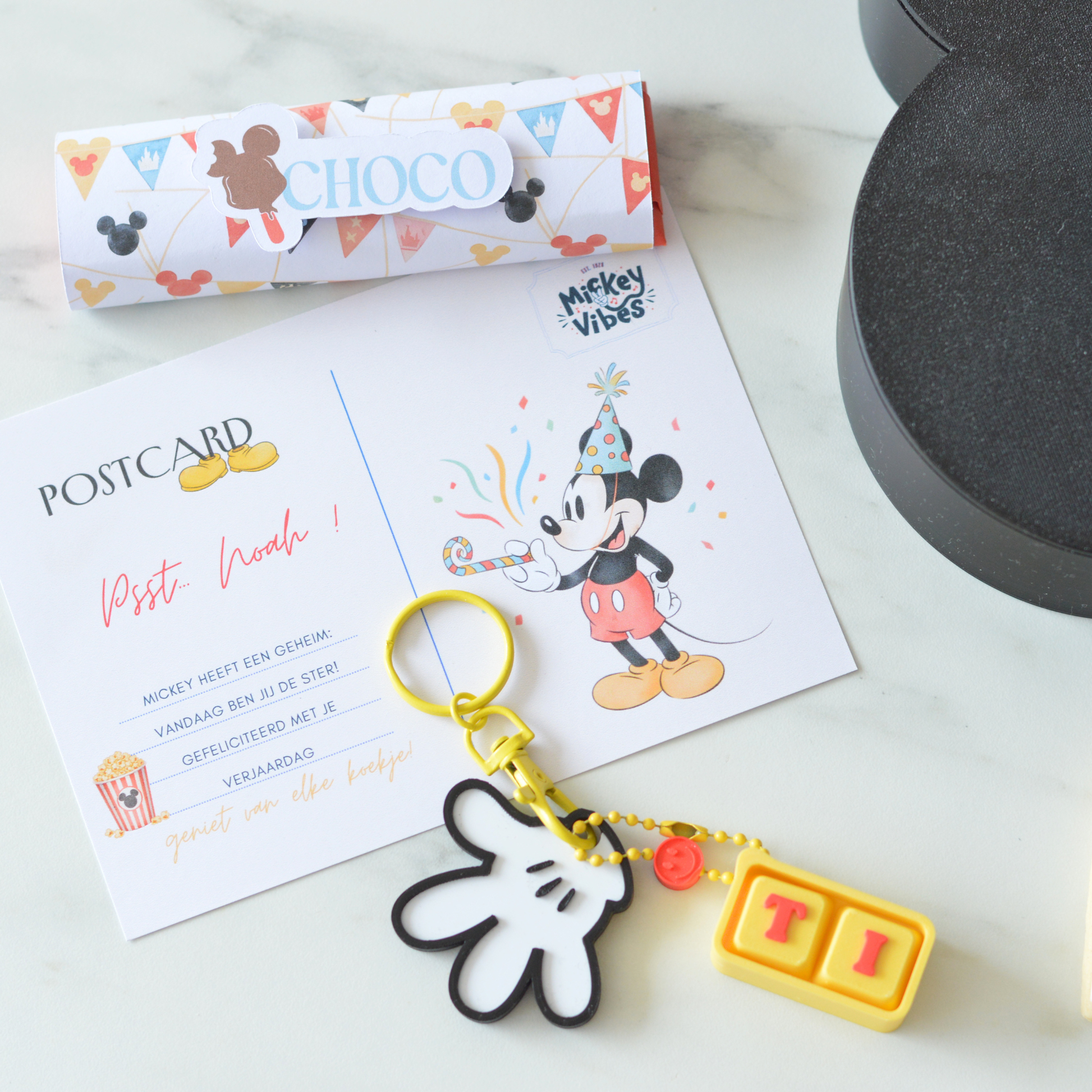 Handmade fondant cookies from Little Ears Black birthday box by Oh Happy Co.