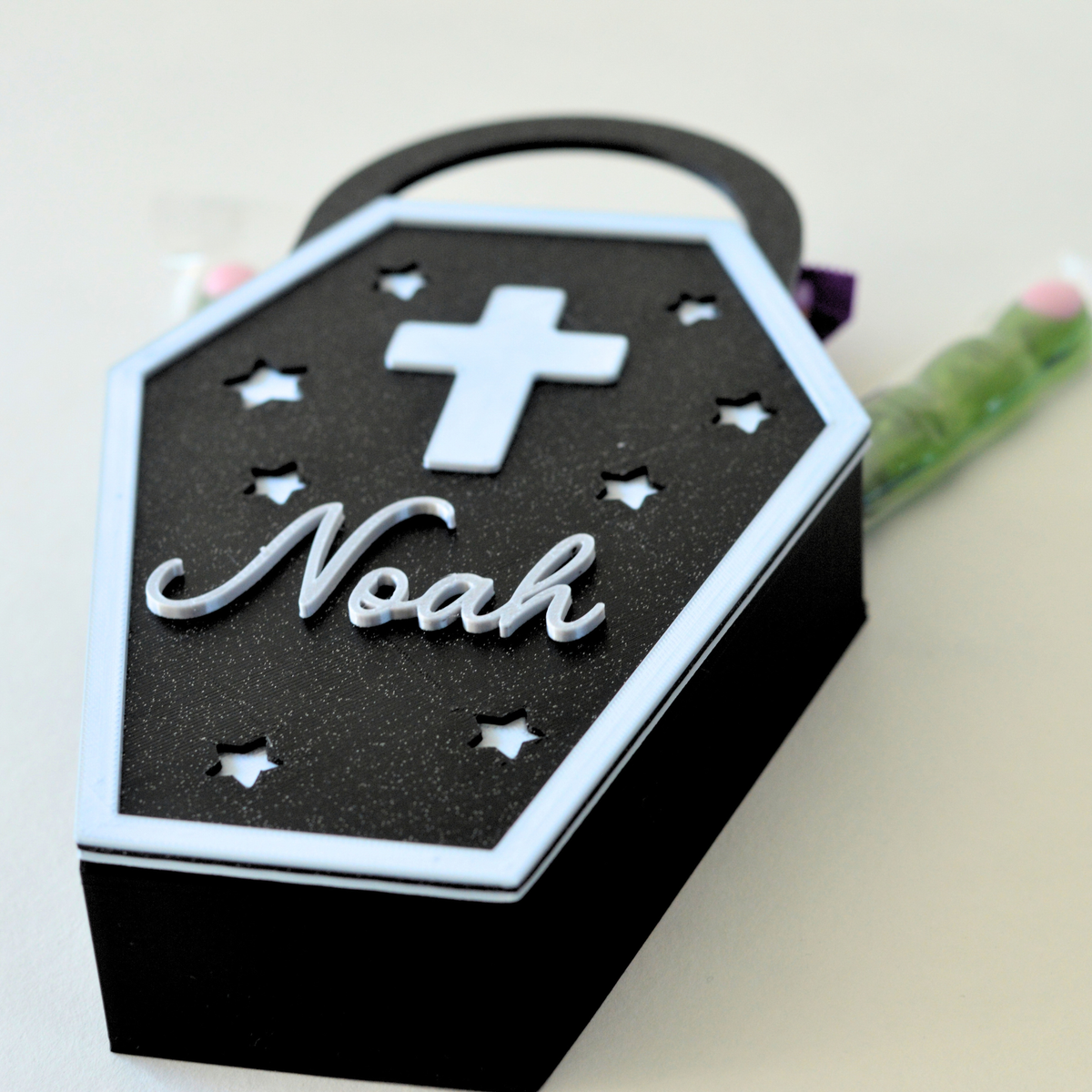 Personalised Halloween Coffin Treat Box
