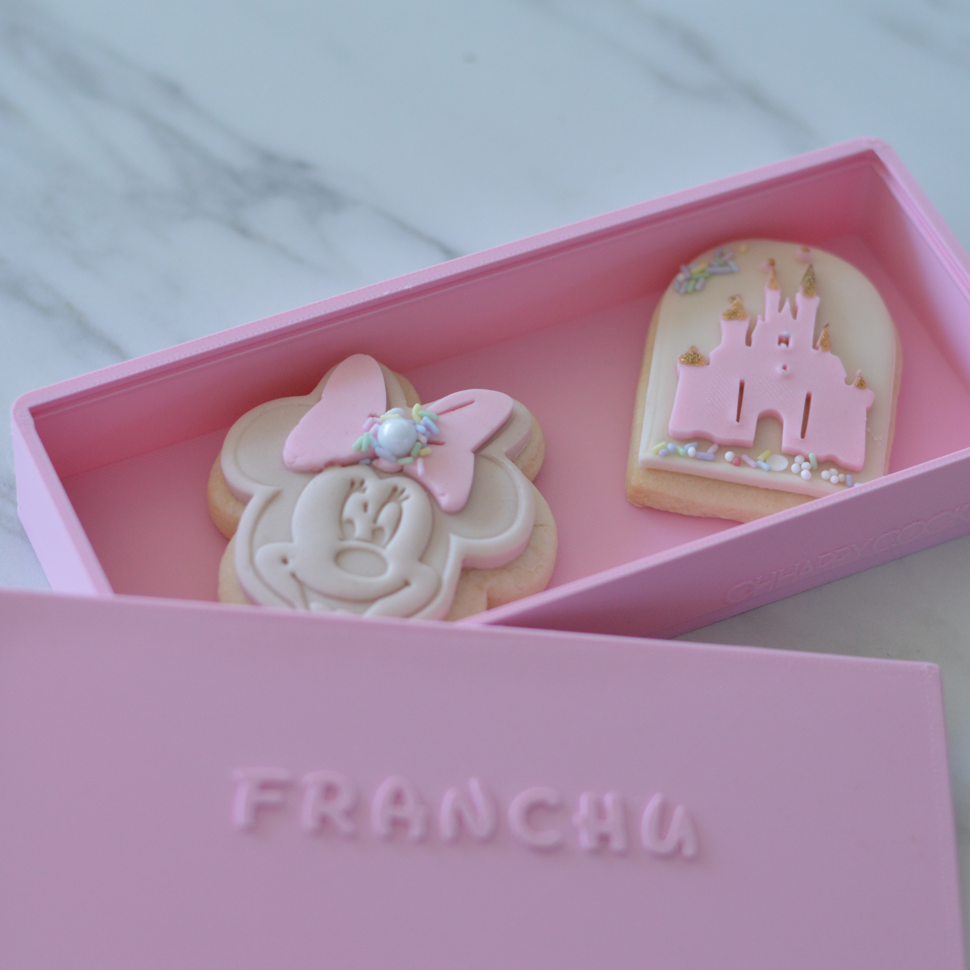 Disney pink personalised gift box full overview by Oh Happy Co.