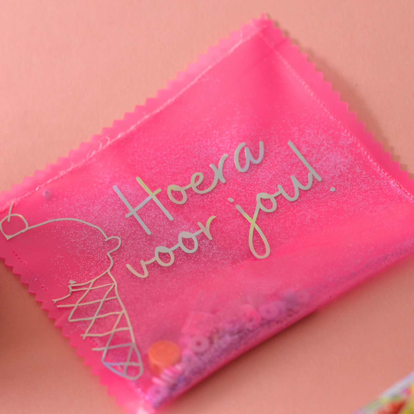 Hoera Voor Jou Gift Set | Rainbow Purse, Hair Clips & Sweet Charms