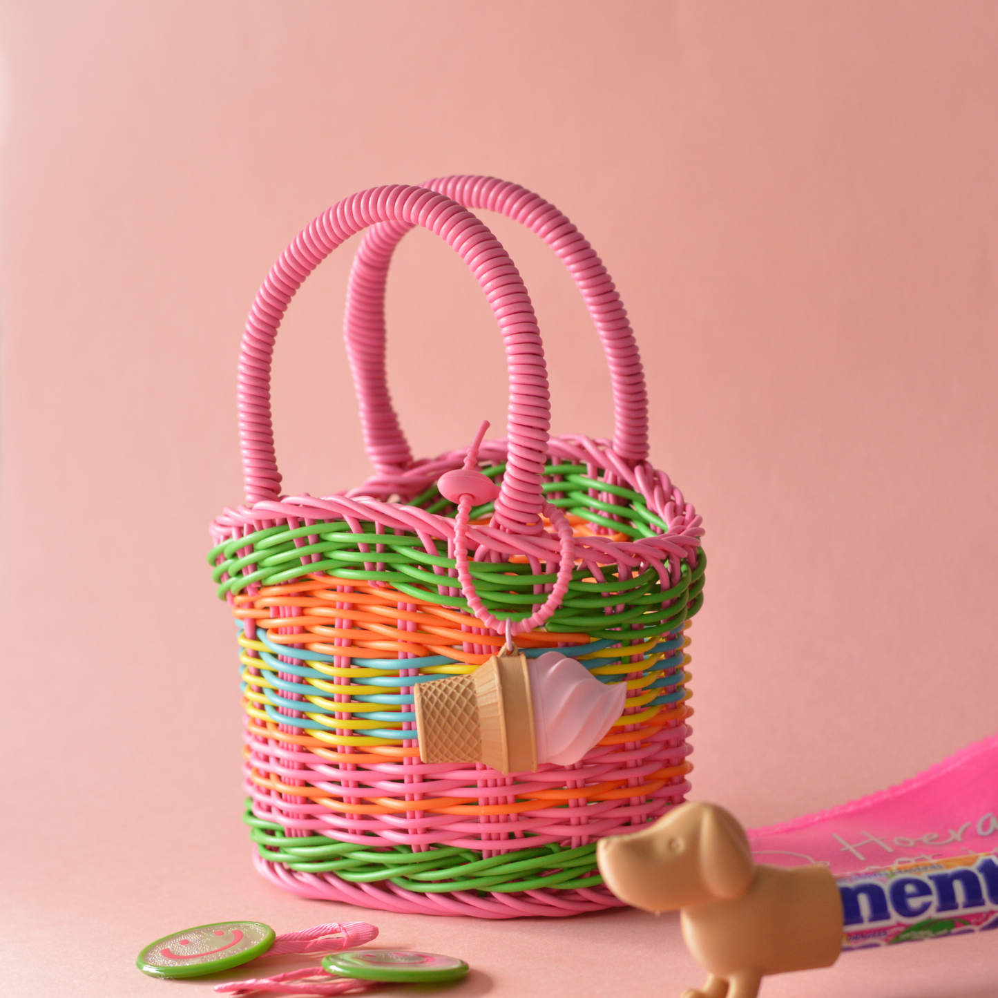 Hoera Voor Jou Gift Set | Rainbow Purse, Hair Clips & Sweet Charms