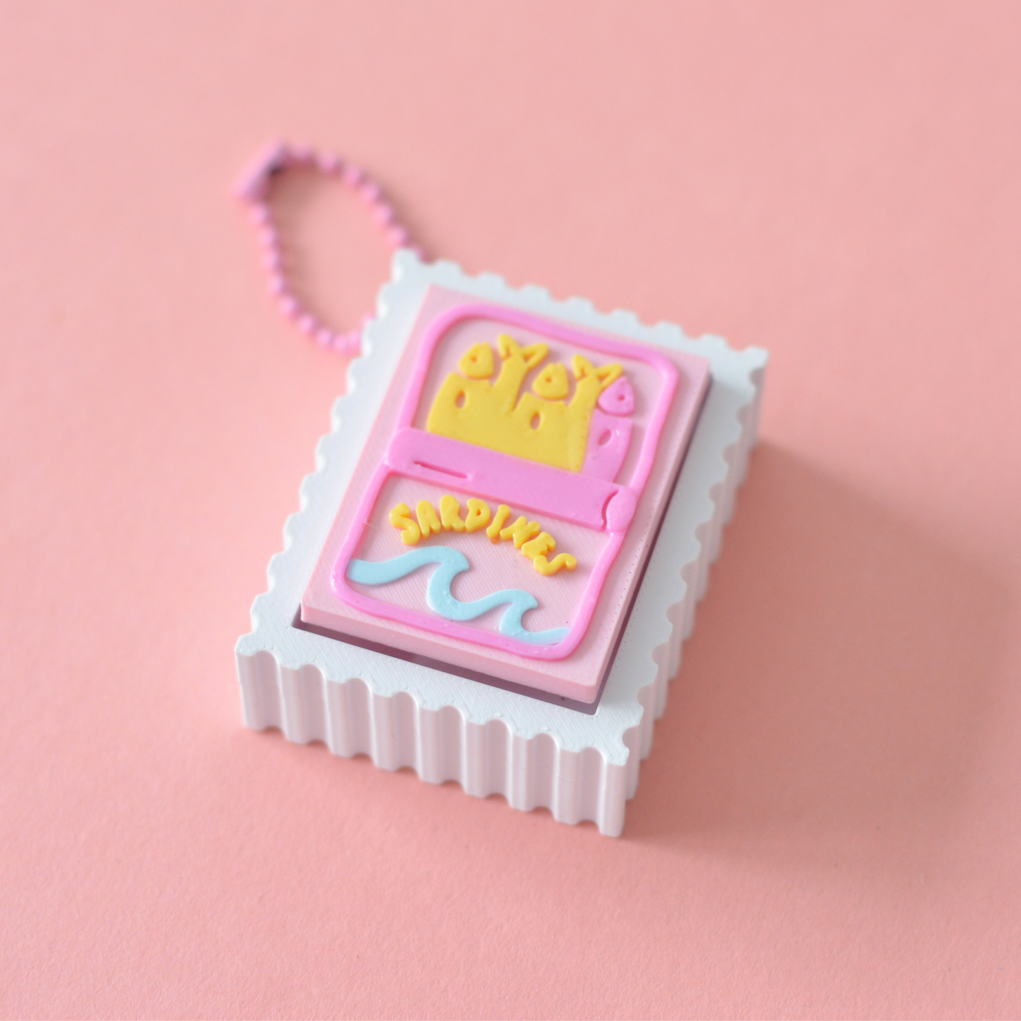 Not Sardines | 3D Printed Stamp Keychain