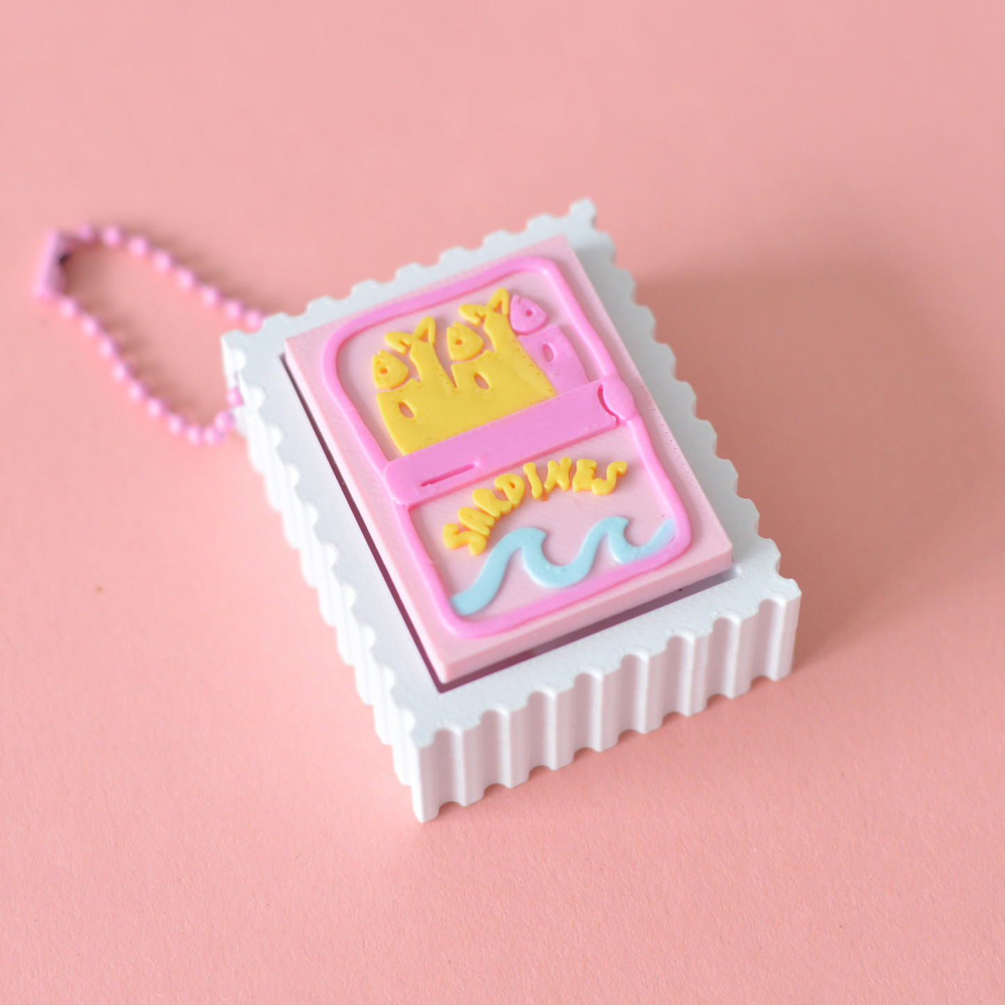 Not Sardines | 3D Printed Stamp Keychain