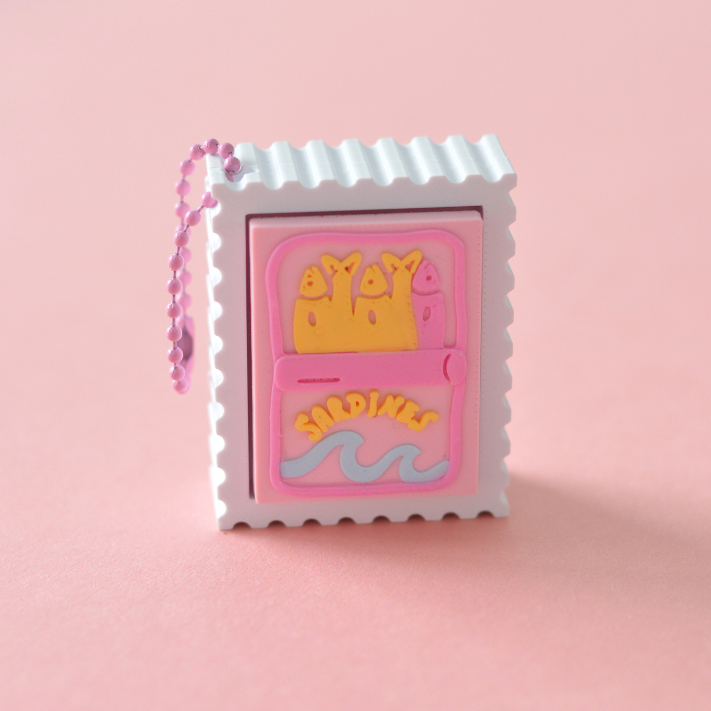 Not Sardines | 3D Printed Stamp Keychain