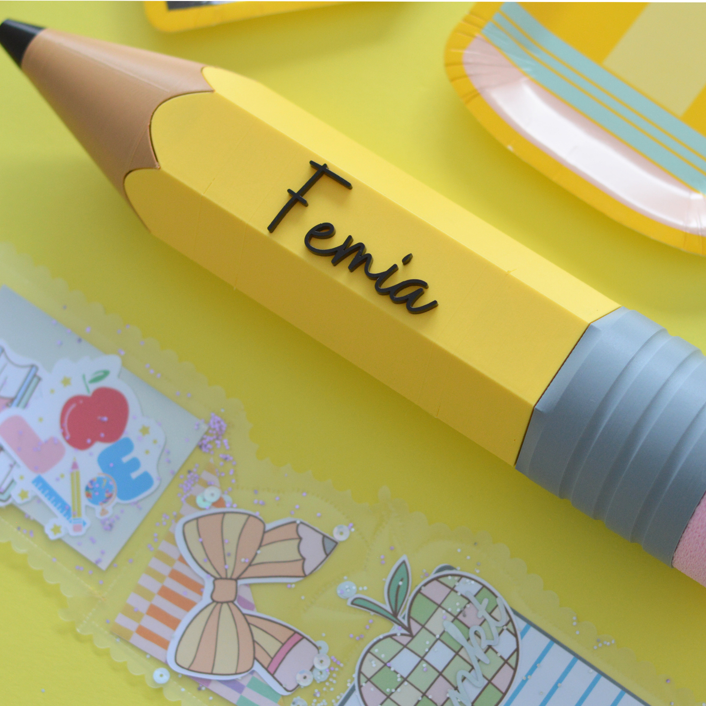 Personalised Pencil Box | 3D Printed Teacher Gift | Juf & Meester
