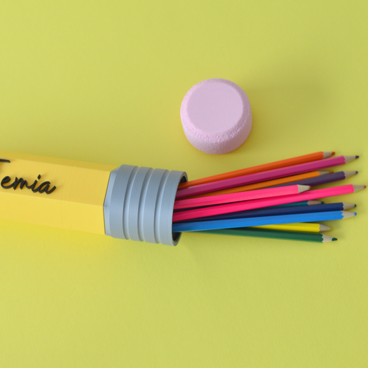 Personalised Pencil Box | 3D Printed Teacher Gift | Juf & Meester