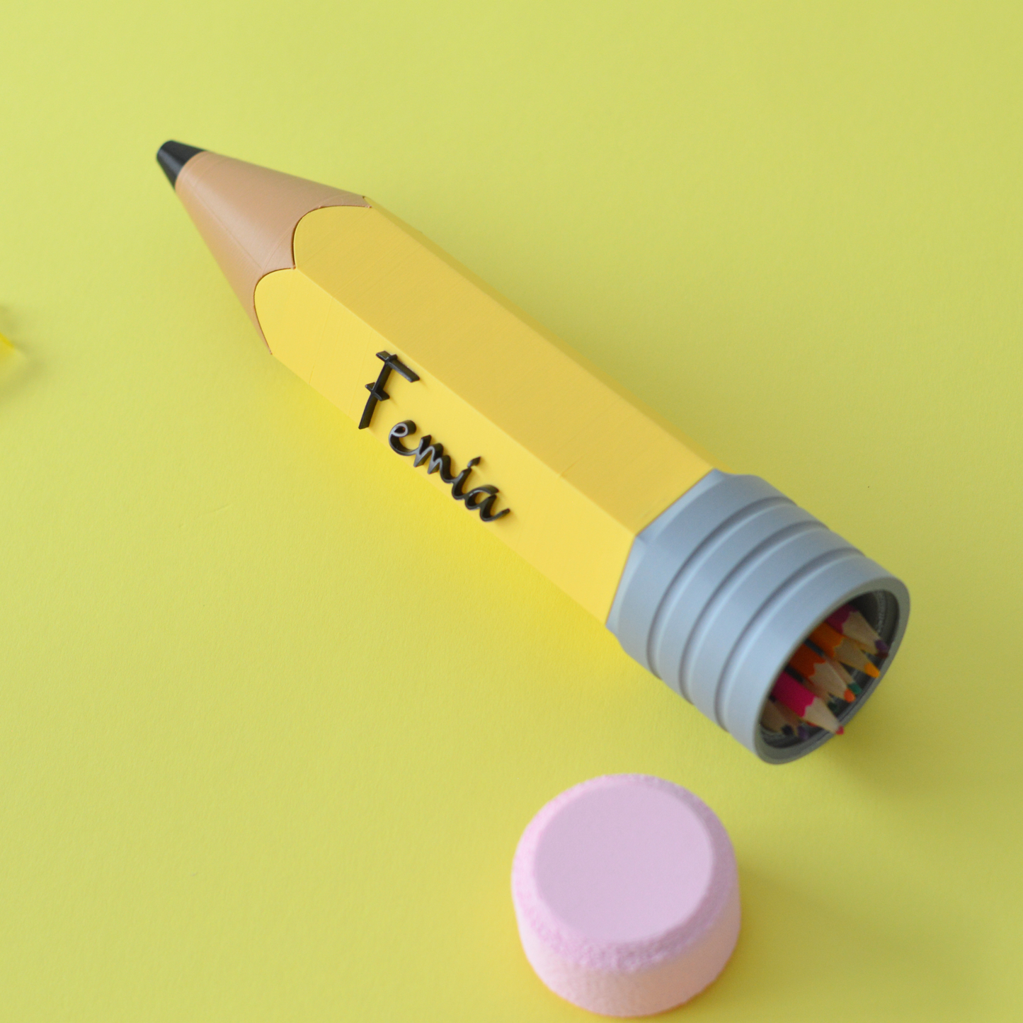 Personalised Pencil Box | 3D Printed Teacher Gift | Juf & Meester