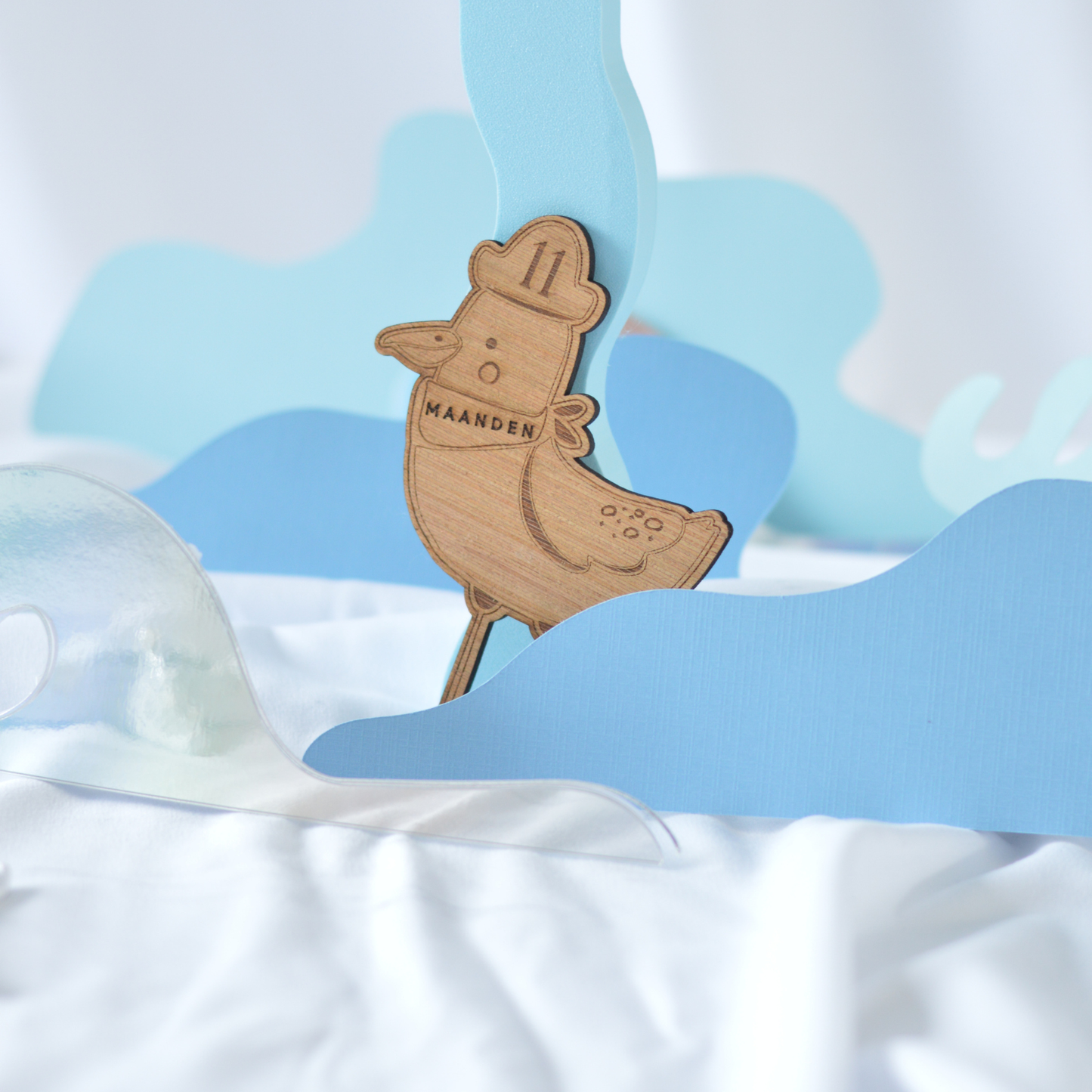 Under the Sea Milestone Set | Personalised Baby Milestone Cards | Laser Engraved Wood | 0–12 Months