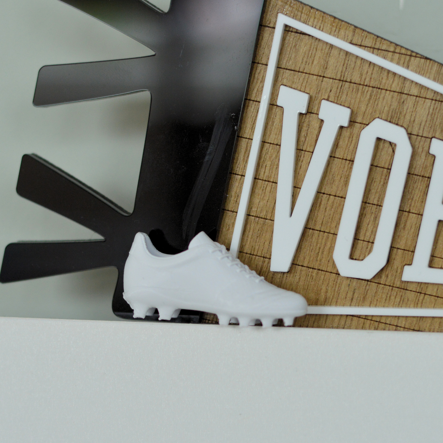 Voetbal Pennant | Wooden Wall Decor for Kids Rooms